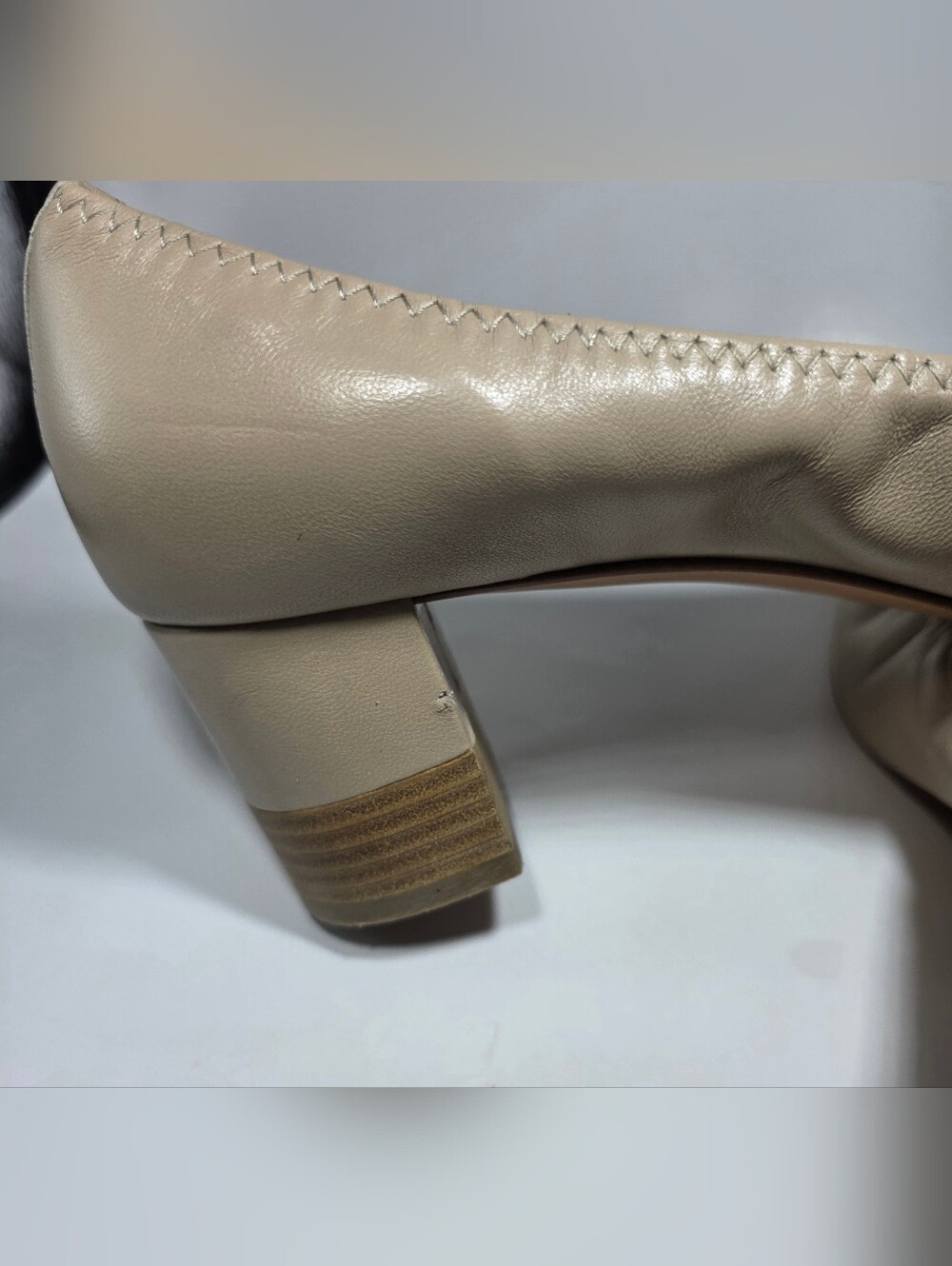 AGL Attilio Giusti Leombruni Women's Leather Pumps Snake Cap Toe EU 42 Italy - Picture 9 of 13